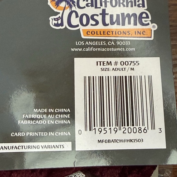 California Costumes Pirate Dress with Headscarf - Picture 5 of 7